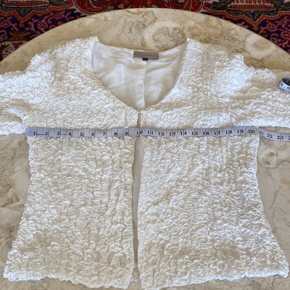 Tangarine Jill 100% Silk Jacket - Picture 10 of 14